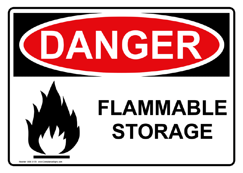 Danger: Flammable Storage