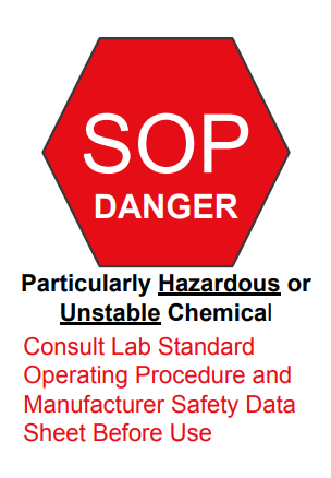 SOP Warning (Avery 6578)